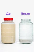 очистка и фильтрация  из пищевого металла — детали конструкции крупным планом