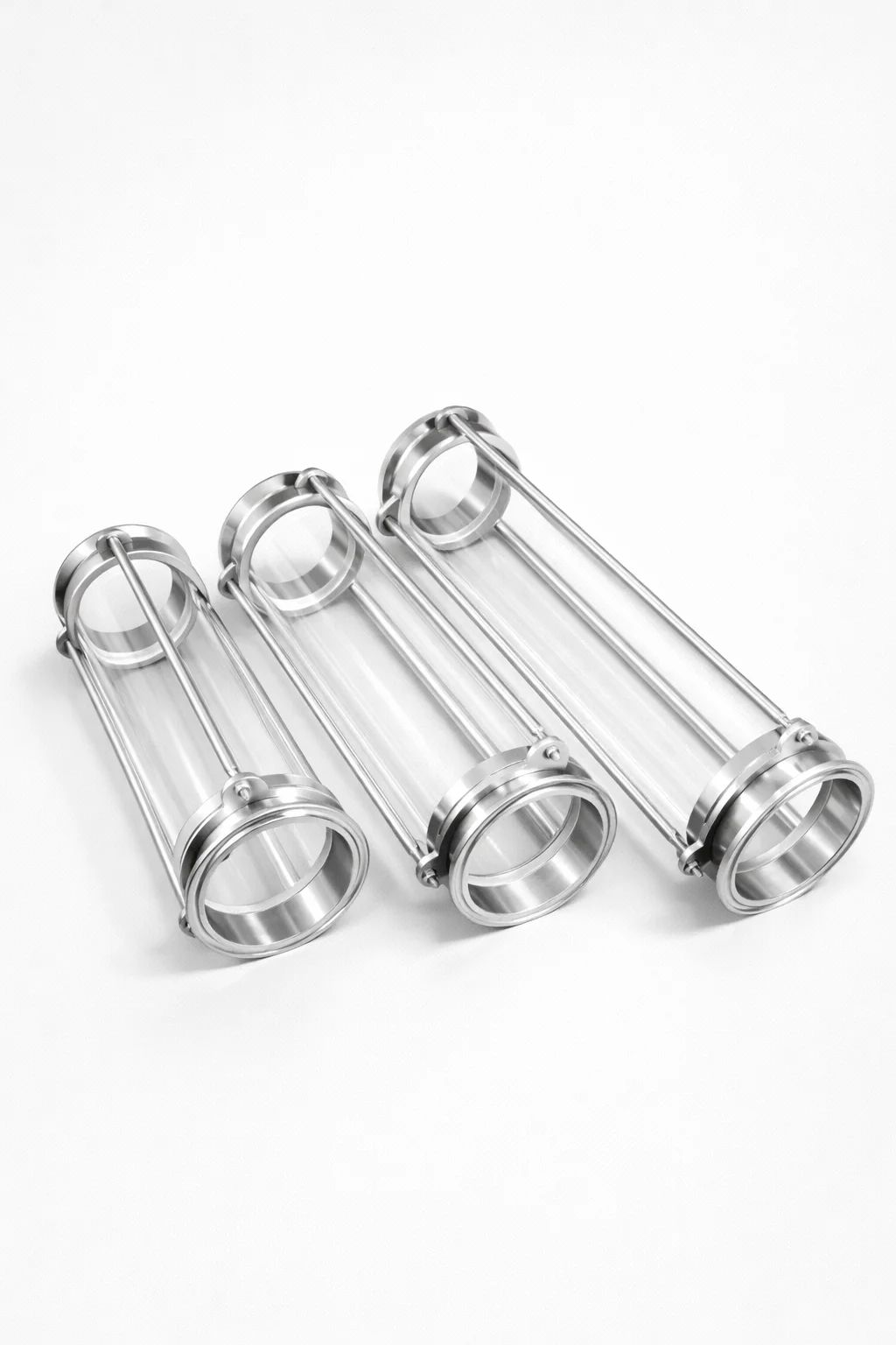 диоптр 3 дюйма 250 мм из пищевой нержавеющей стали AISI 304 — детали конструкции крупным планом